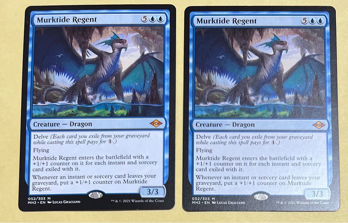 MTG 濁浪の執政/Murktide Regent英語 2枚|Yahoo!フリマ(旧 MTG 濁浪の執政/Murktide Regent英語 2枚|Yahoo!フリマ(旧