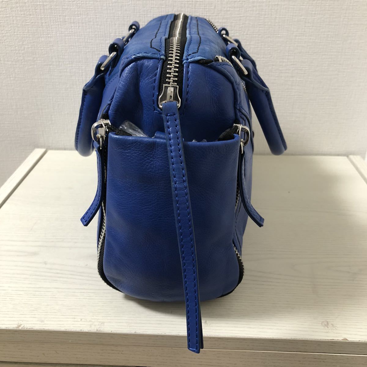 上品】 【値下げ】【美品】DIESEL ディーゼル 2way レザー ミニ