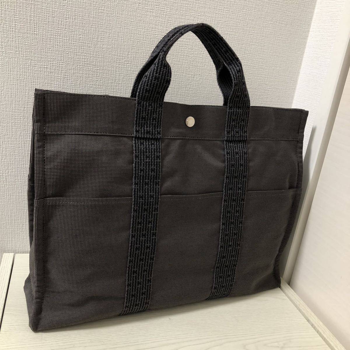 新型金具】【新品同様】HERMES エルメス エールライントート MM-