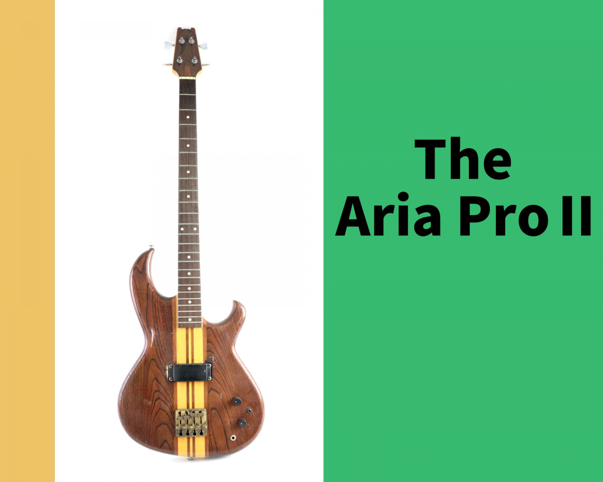 音OK ! Aria Pro 2 アリアプロ 2 エレキベース 楽器 機材 ブラウン