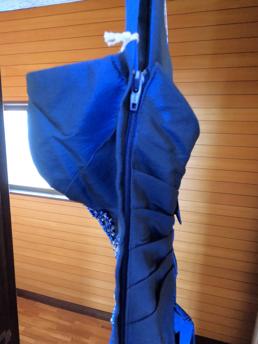 1円スタート ! 売り切り ! 新品未使用 TWEED DRESS 2着セット 身長155cm 7号 フォーマル ドレス ブルー系 パーティードレス_画像9