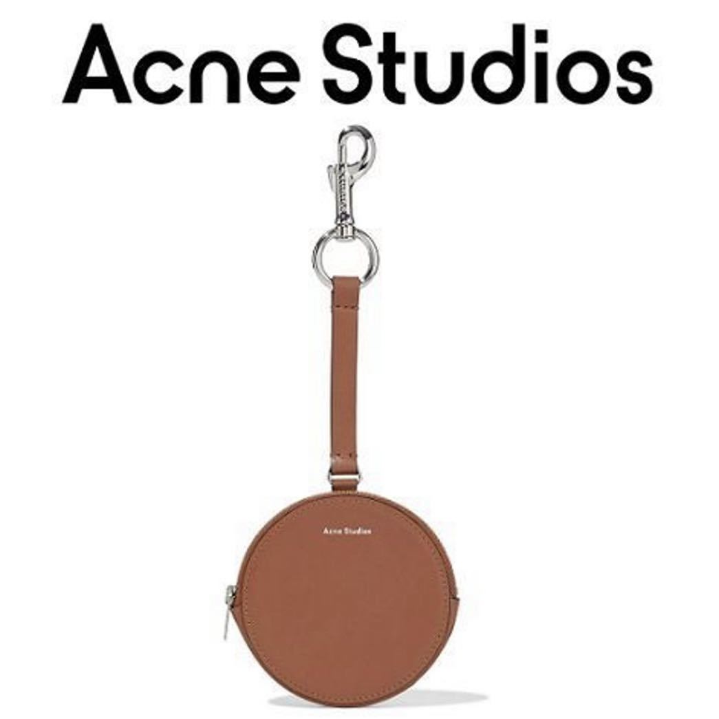 新品 Acne Studios アクネ ストゥディオス ANIA コインケース コインポーチ TAN ブラウン_画像1