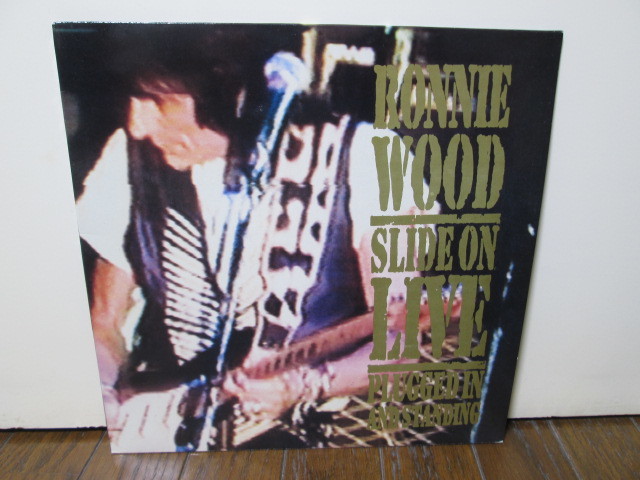 EU-original Slide On Live - Plugged In And Standing 2LP(Analog) Ronnie Wood Ron wood (Rolling Stones) アナログレコード vinyl _画像1