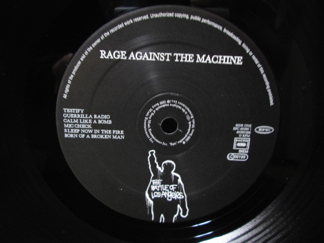US-original The Battle of Los Angeles [Analog] レイジ・アゲインスト・ザ・マシーン Rage Against the Machine レコード vinyl_画像8