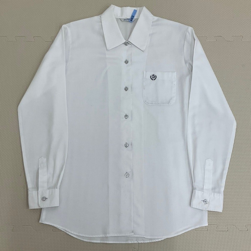 (A)U329 ( used ) Aichi prefecture .. high school skirt blouse 2 point set /M/L/W66/ height 51/hida24ps.@/ black / summer clothing / for summer / uniform / school uniform / woman student / junior high school / high school /