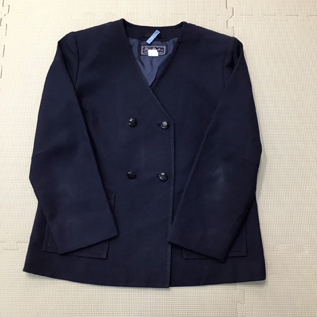【年中無休】 兵庫方面 A462#(中古) 学生服 /LL/W68/イートン型 3点セット 学生服