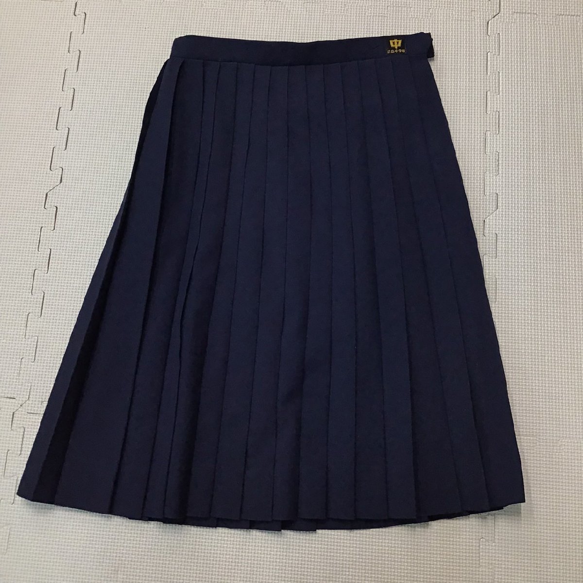 O902 (中古) 兵庫県 松陽中学校 セーラー服 上下セット /6/W66/丈63/セーラー/スカート/白3本/NIKKE/冬服/冬用/制服/高校/女子学生_画像7