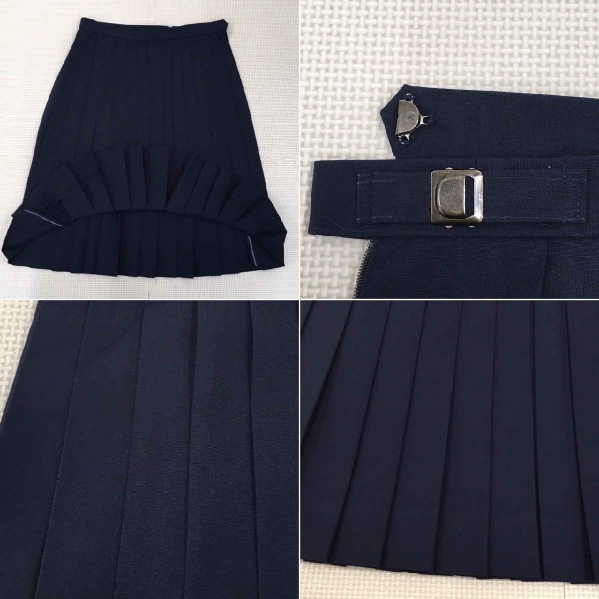 A)A287 (中古) 愛知県 津島北高校 セーラー服 上下セット /M/W66 A)A287 (中古) 愛知県 津島北高校 セーラー服 上下セット /M/W66