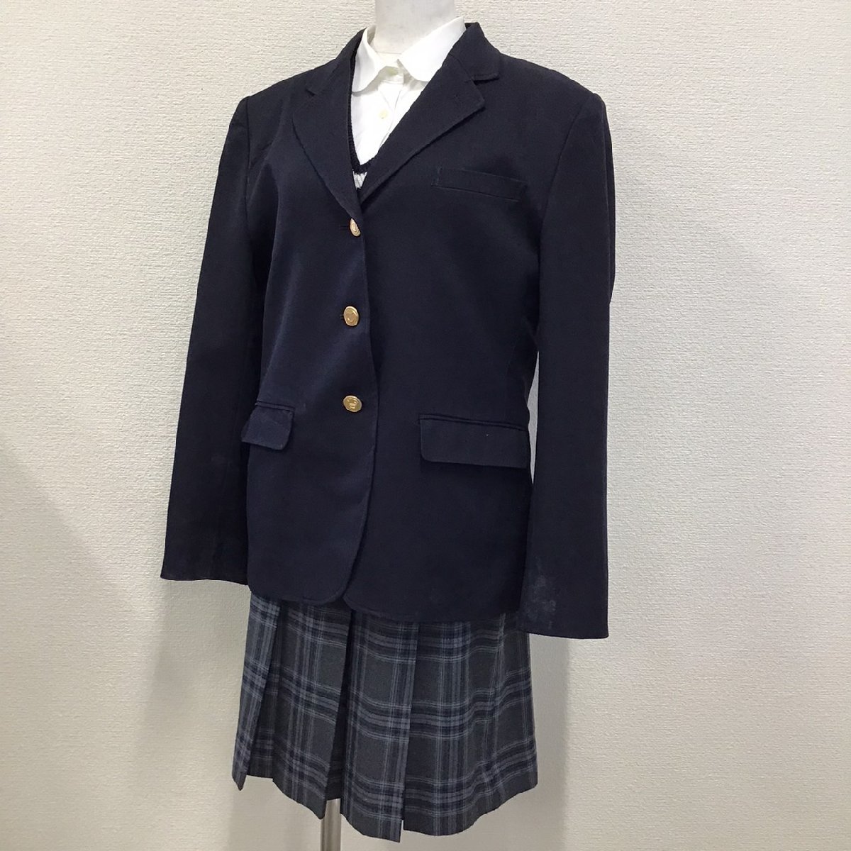 O118/(中古/箱) 兵庫県 東播磨高校 女子制服 5点 /旧制服 O118/(中古/箱) 兵庫県 東播磨高校 女子制服 5点 /旧制服