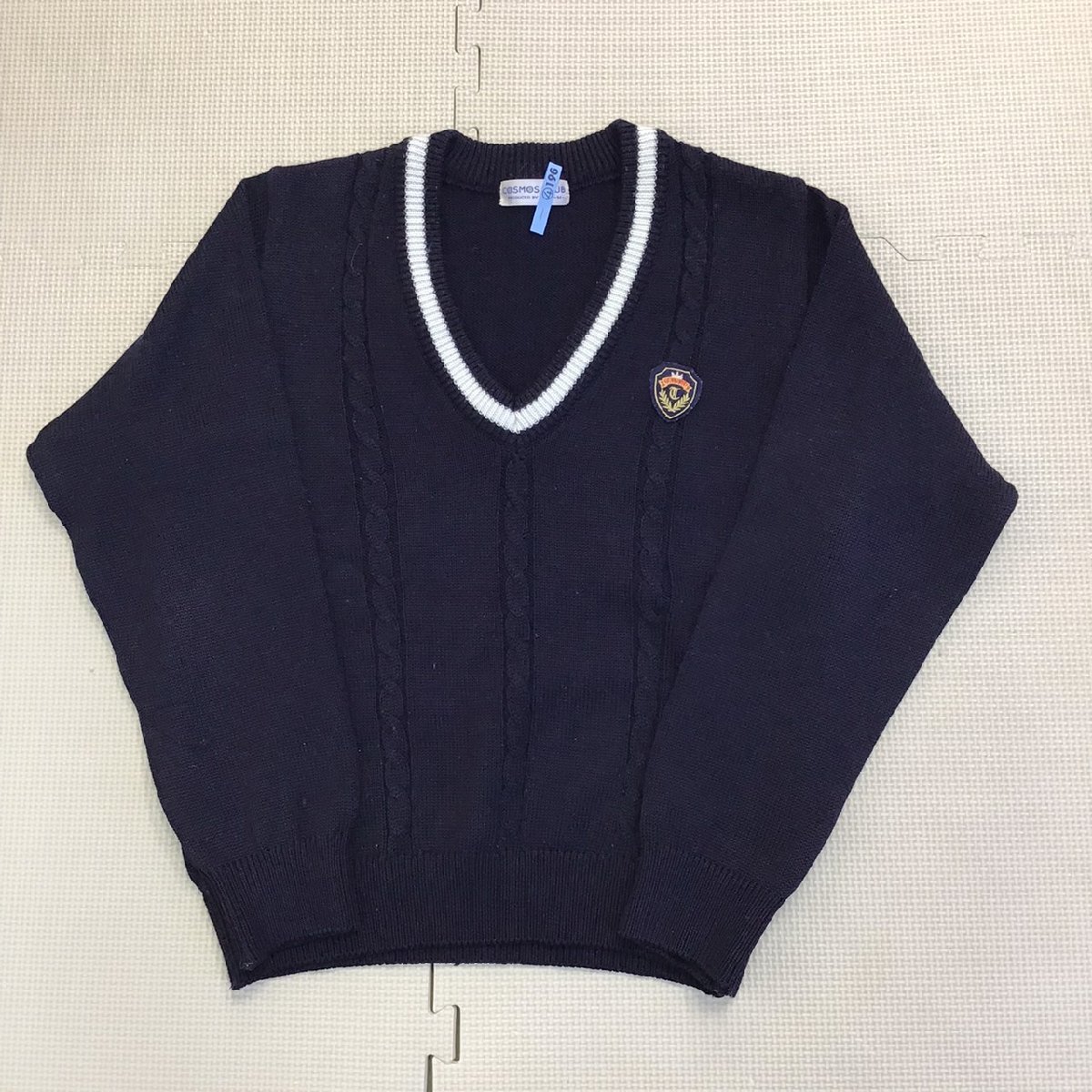 WEB限定カラー O196 (中古) 兵庫県 太子高校 4点セット /ブレザー/セーター 学生服