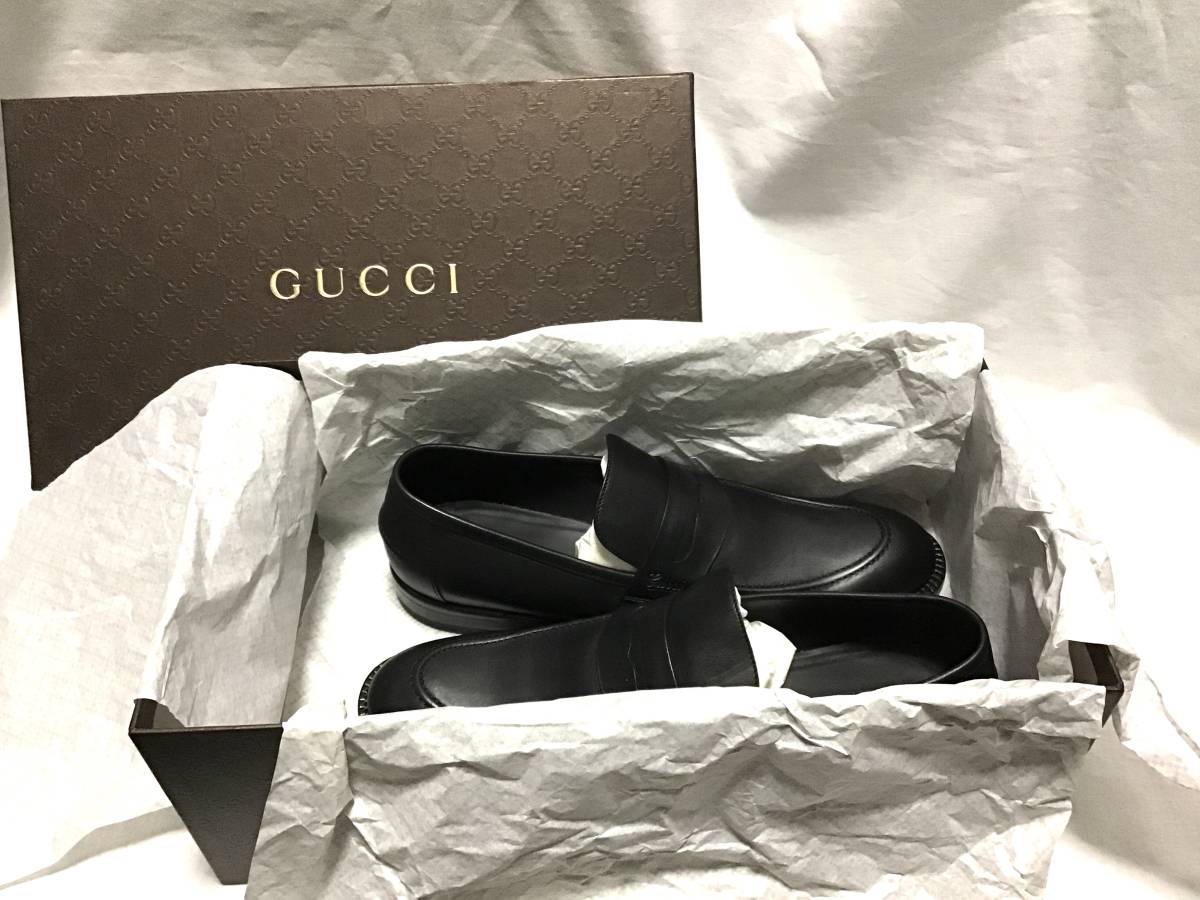GUCCI. グッチ レザーシューズ 新品未使用品 サイズ 40 www.anac-mali.org