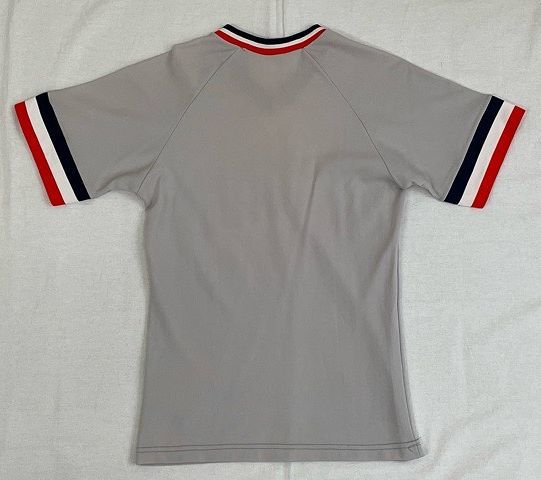 MLB 米国製 MADE IN USA 80's Sand・Knit デトロイトタイガース Detroit Tigers ユニフォーム サイズS [l-0449]_画像9