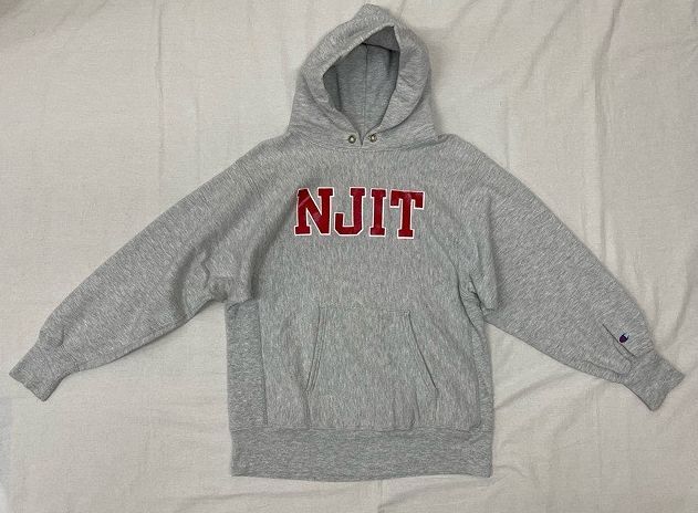 90’s 米国製 チャンピオン リバースウィーブ Champion REVERSE WEAVE パーカ フーディ NJIT ニュージャージー工科大学 L [kn-0181]_画像2