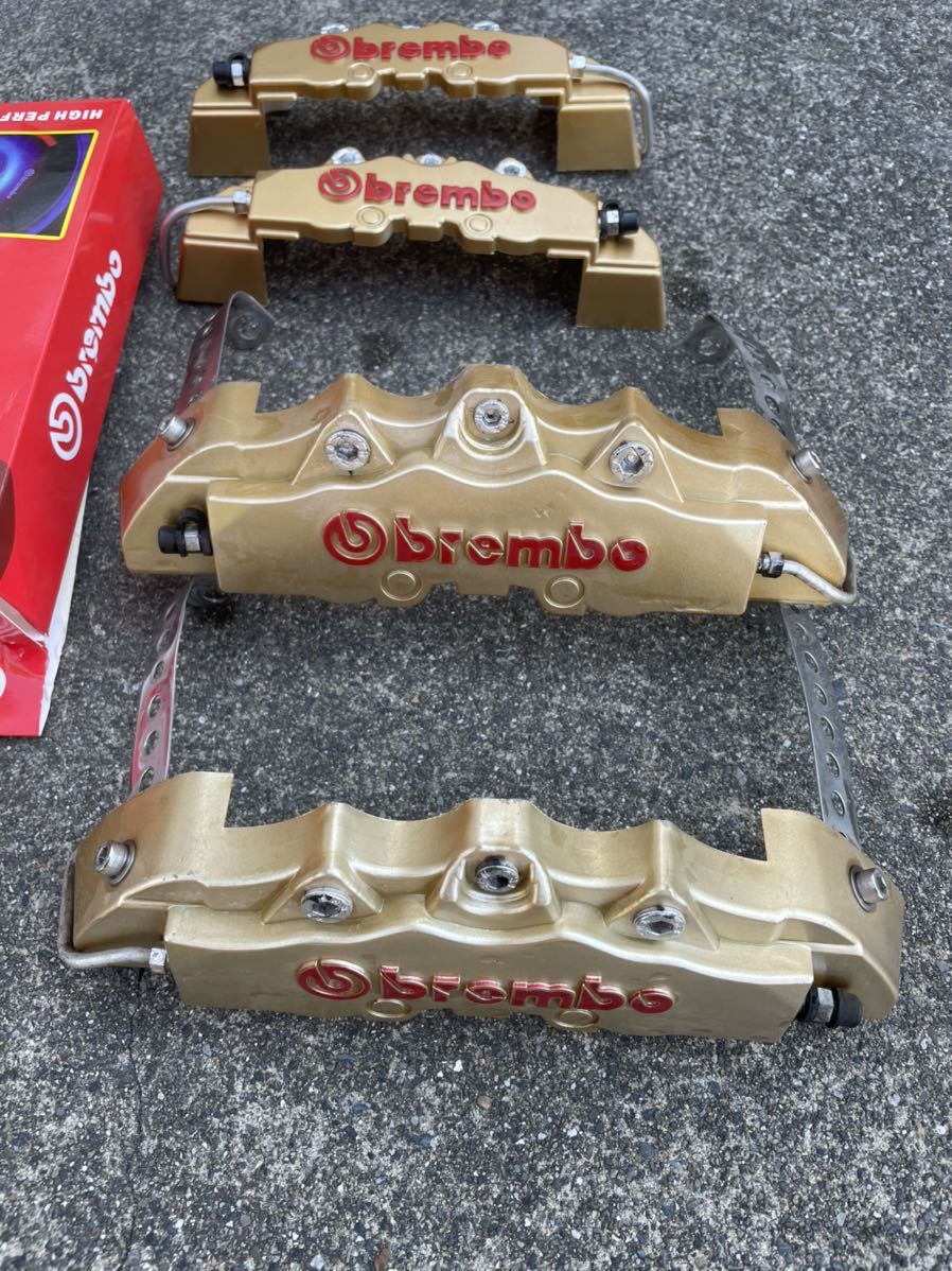  all-purpose M/S size comming off character caliper cover brake caliper Gold M2 sheets /S2 sheets 4 pieces set Brembo Brembo manner Hiace 