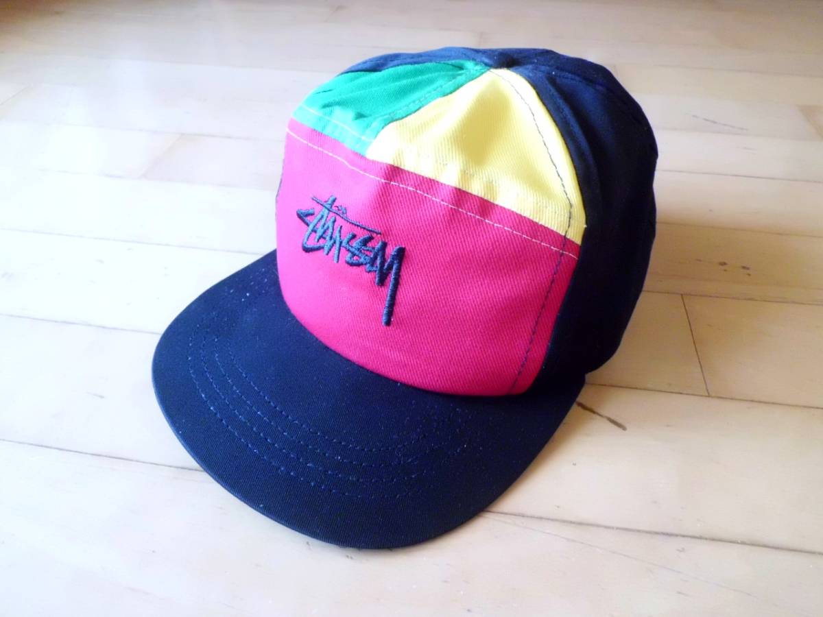 即決 80'S DEADSTOCK VINTAGE OLD STUSSY RASTA デッドストック ビンテージ オールド ステューシー 初期 ラスタ キャップ サンプル