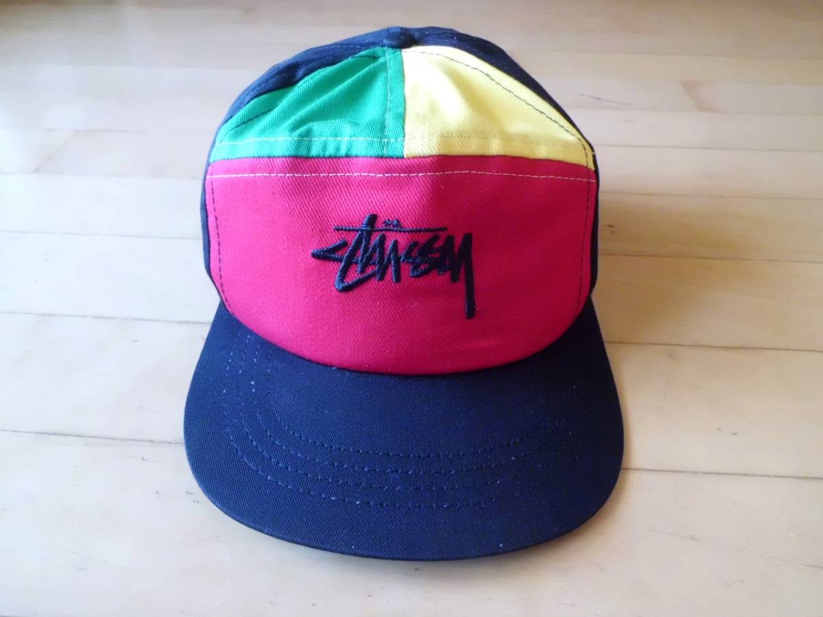 即決 80'S DEADSTOCK VINTAGE OLD STUSSY RASTA デッドストック ビンテージ オールド ステューシー 初期 ラスタ キャップ サンプル_画像2