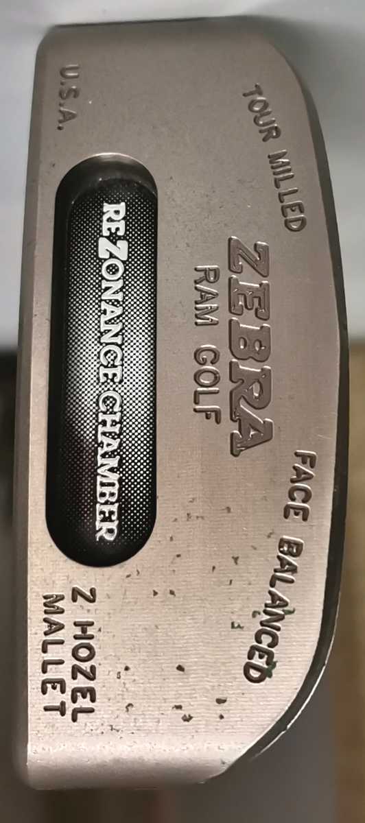 【RAM GOLF・ZEBRA】TOUR MILLED Z HOZEL MALLET 【ラム ゴルフ・ゼブラ】Z ホーゼル パター 34インチ_画像9