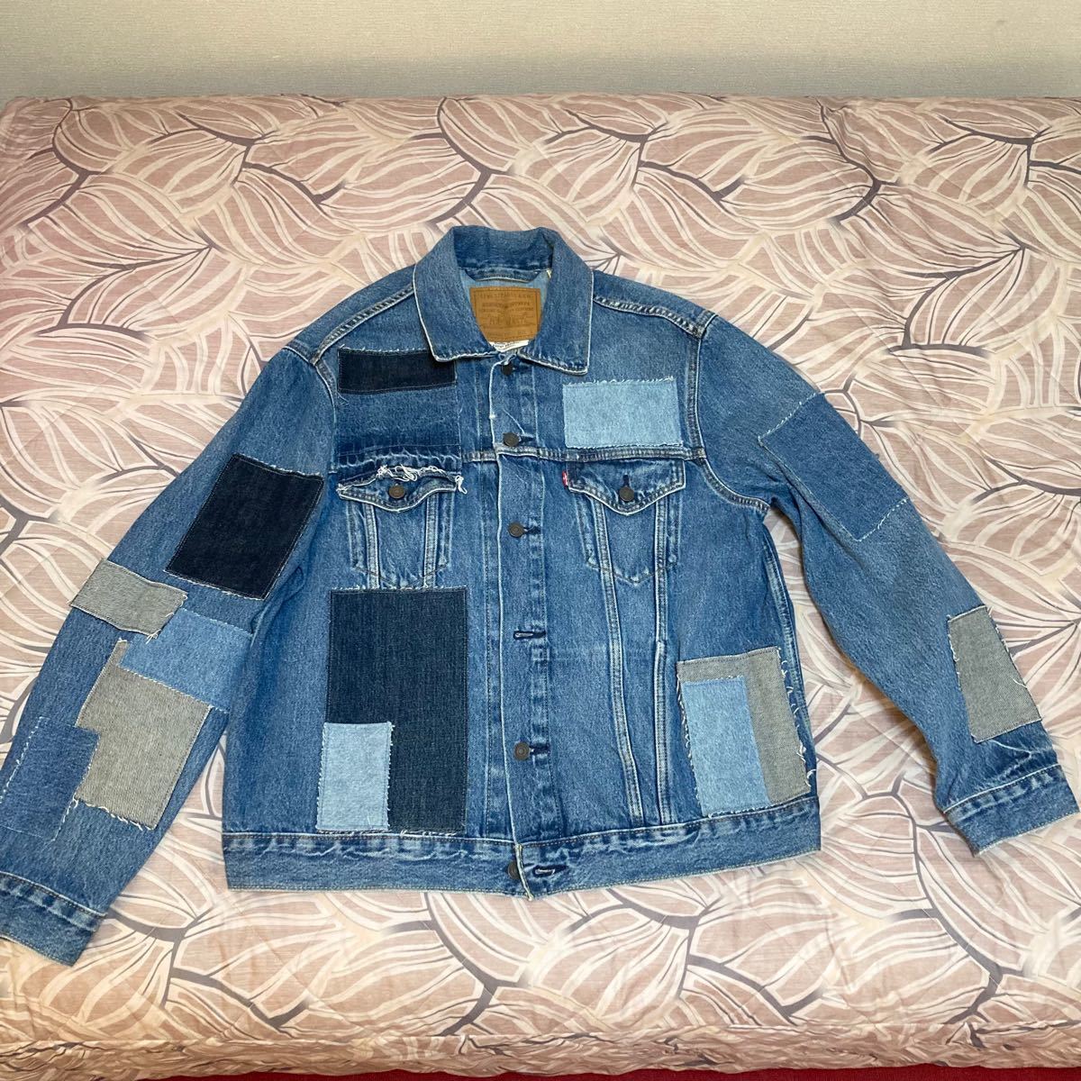 Levi''s リーバイス Gジャン デニムジャケット パッチワーク メンズ