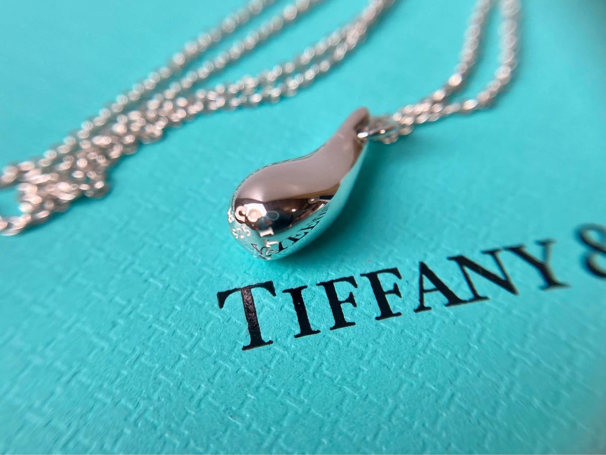 Tiffany＆co ティファニー ティアドロップ 涙の雫 ペンダント シルバー