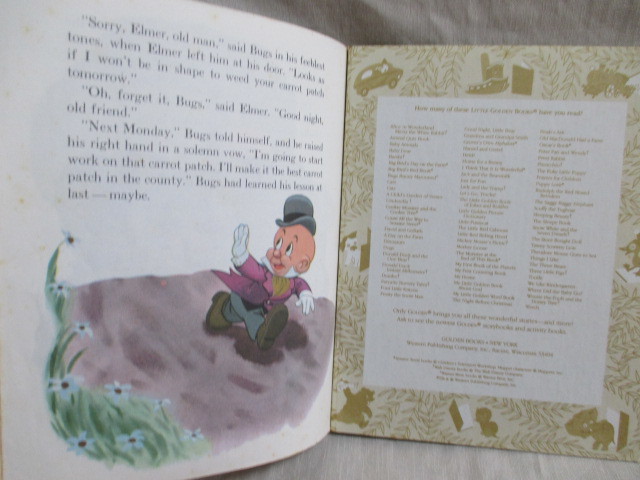 即決★ヴィンテージ Bugs Bunny　バックスバニー☆little little golden book リトルリトルゴールデンブック　洋書・絵本_画像10