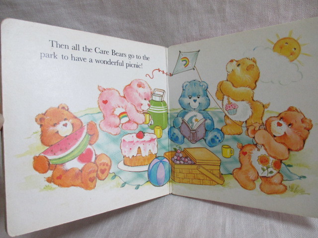 即決★USA　ヴィンテージ　Care Bears ケアベア　in town☆絵本　洋書 英語絵本/1984年_画像9