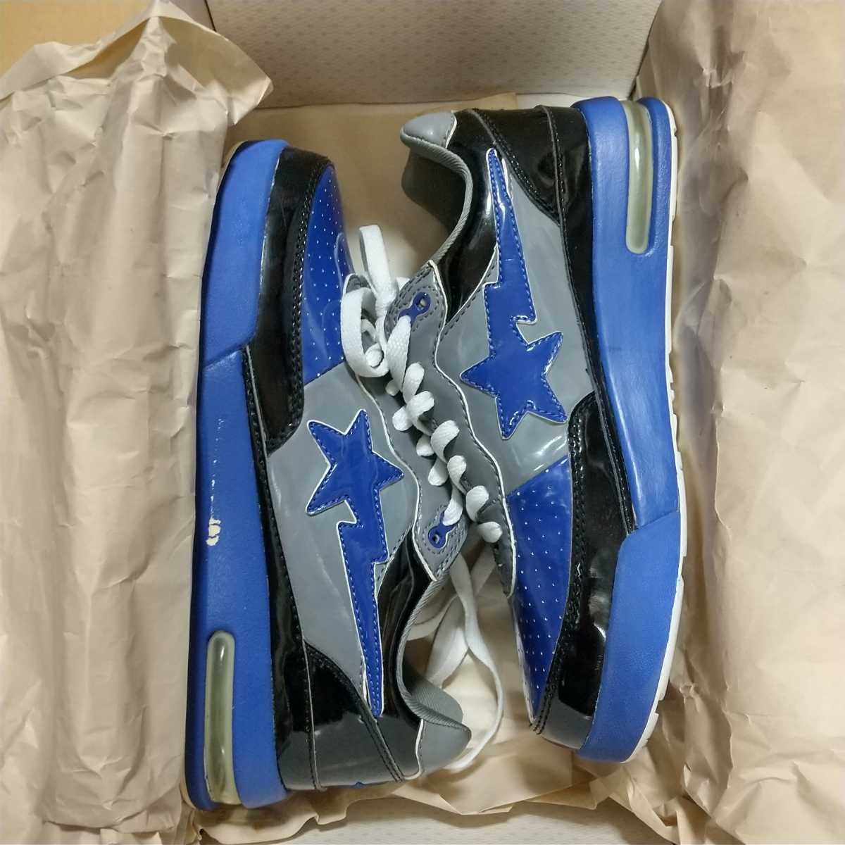 専門店では BAPESTA ベイプスタ スニーカー アベイシングエイプ ブルー