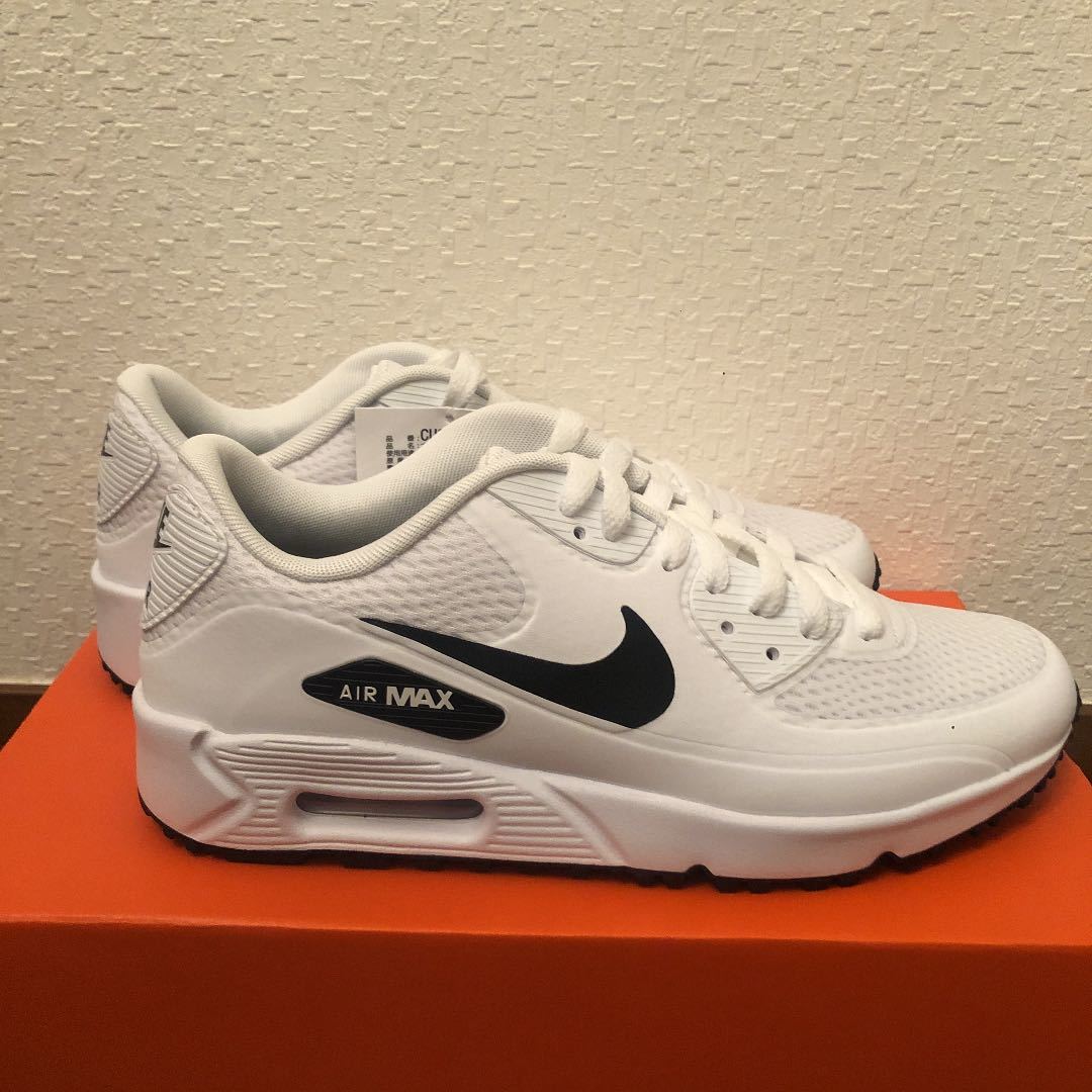 NIKE Nike Golf air max 90 G 26.5cm white black golf shoes AIRMAX