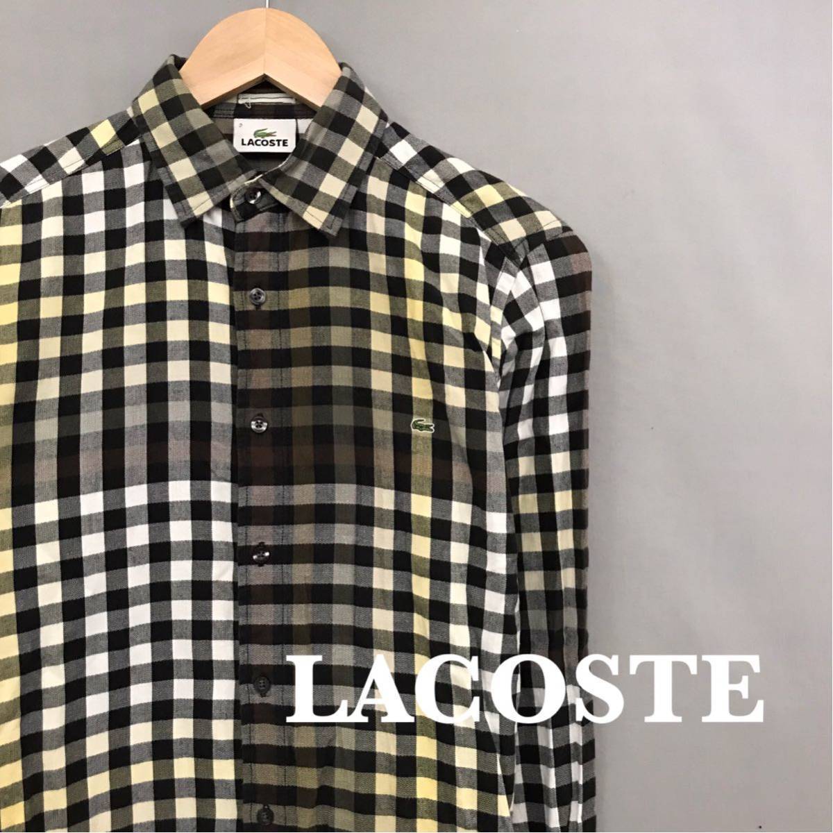 LACOSTE ラコステ チェックシャツ Sサイズ | www.mxfactory.fr