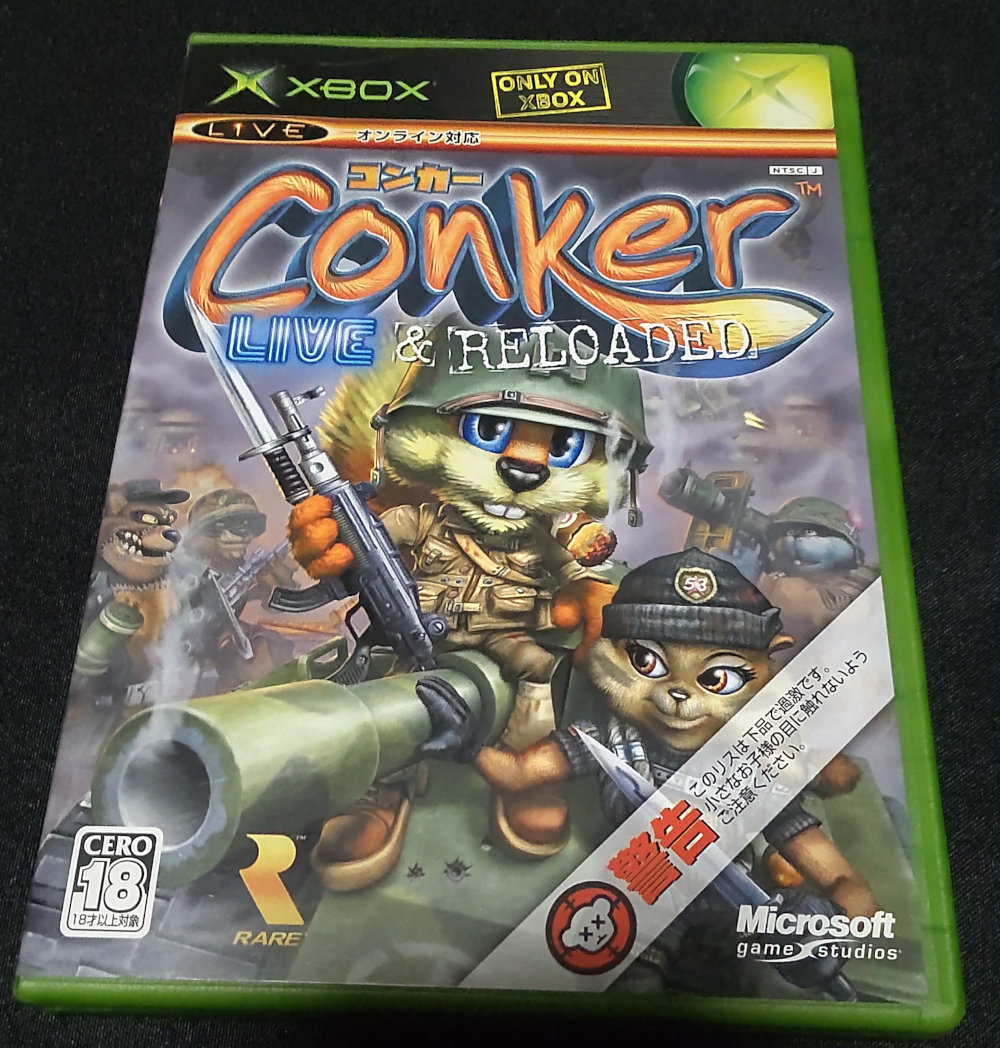 *XBOX|Conker LIVE & RELOADED navy blue car 