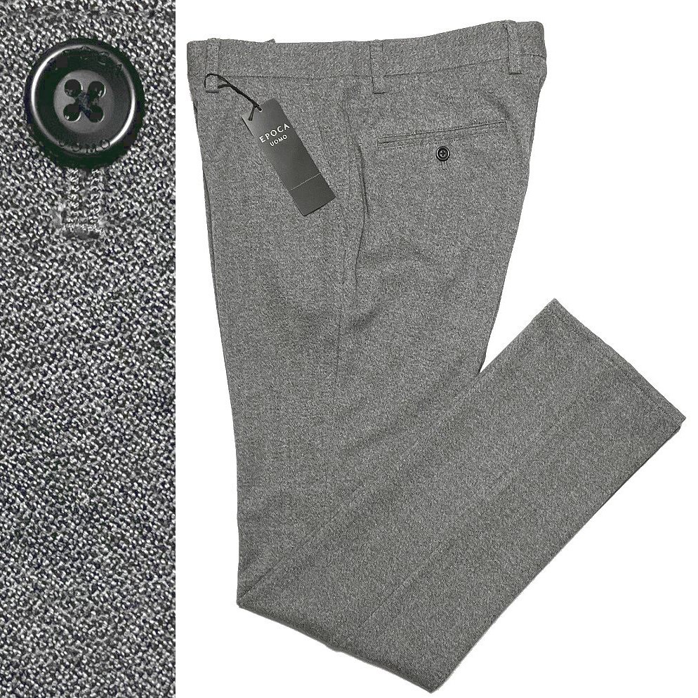 秋冬新品 EPOCA UOMO エポカ ウォモ メランジ 2WAY ストレッチ パンツ