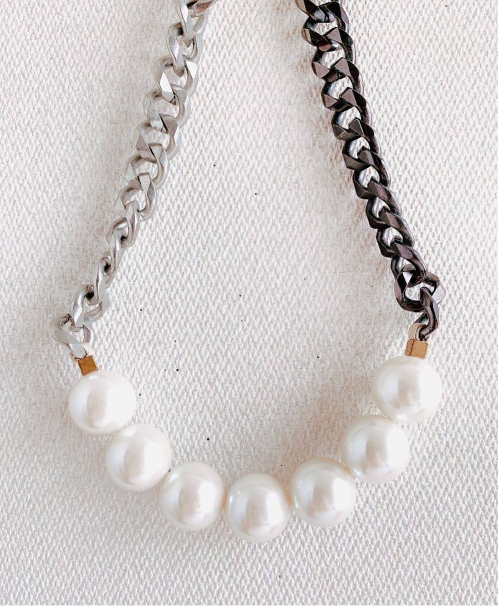  Philip rim necklace pearl 