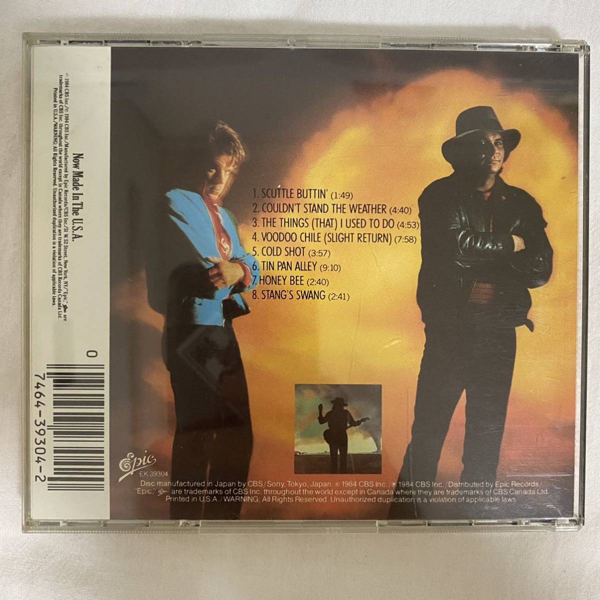 CD ★ 中古 Stevie Ray Vaughan & Double Trouble『 Couldn't Stand The Weather 』中古 Couldn't Stand The Weather_画像2