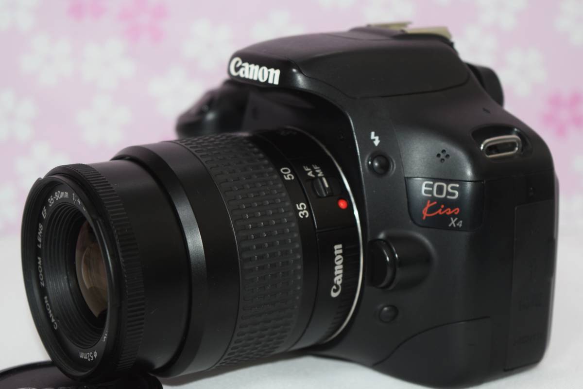 Canon Kiss X4☆スマホ転送OK☆望遠レンズセット☆3369 カメラ 新品/取