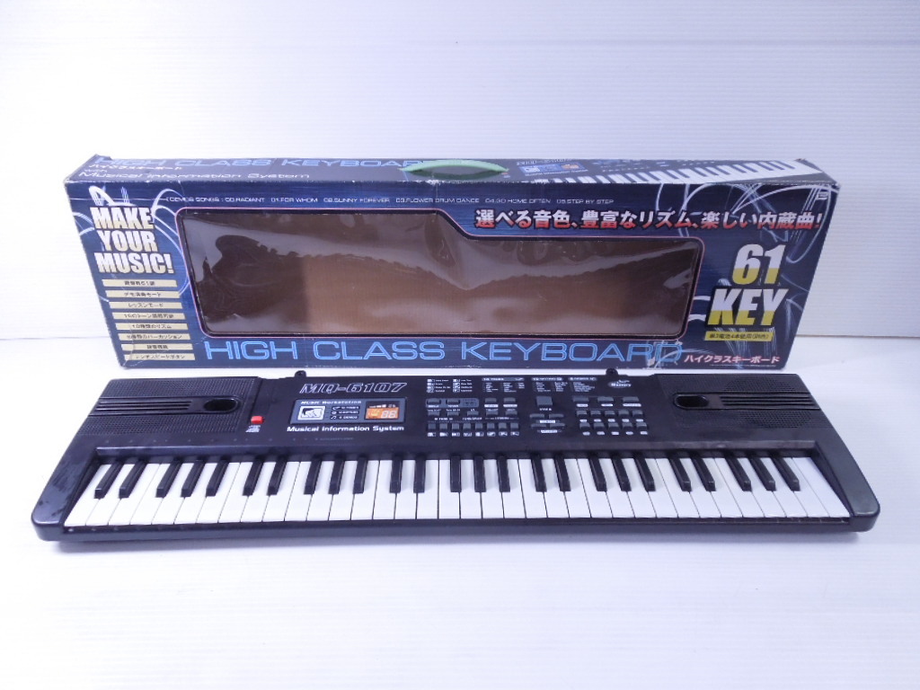 ヤフオク! - □電子キーボード 電子ピアノ MQ-6107 61鍵盤□