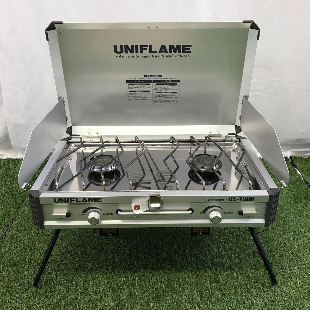 UNFLAME US-1900 ツインバーナー ツーバーナー アウトドア キャンプ 