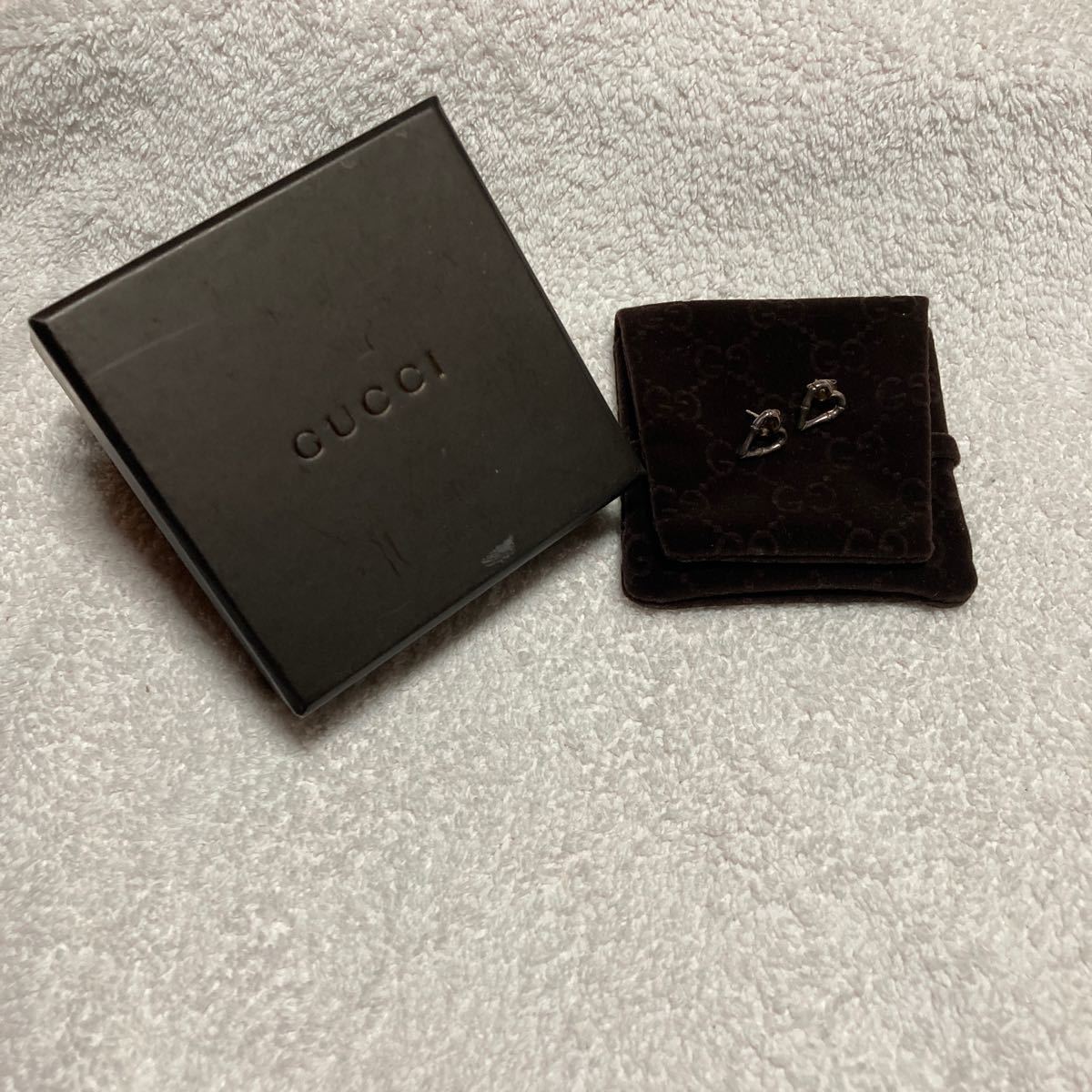 【値下げしました】GUCCI バンブー　ピアス