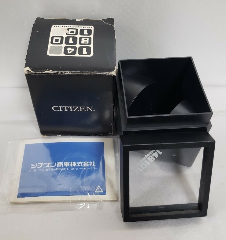 希少　CITIZEN　シチズン independent 1481010  空箱　取扱い説明書　専用箱　レア