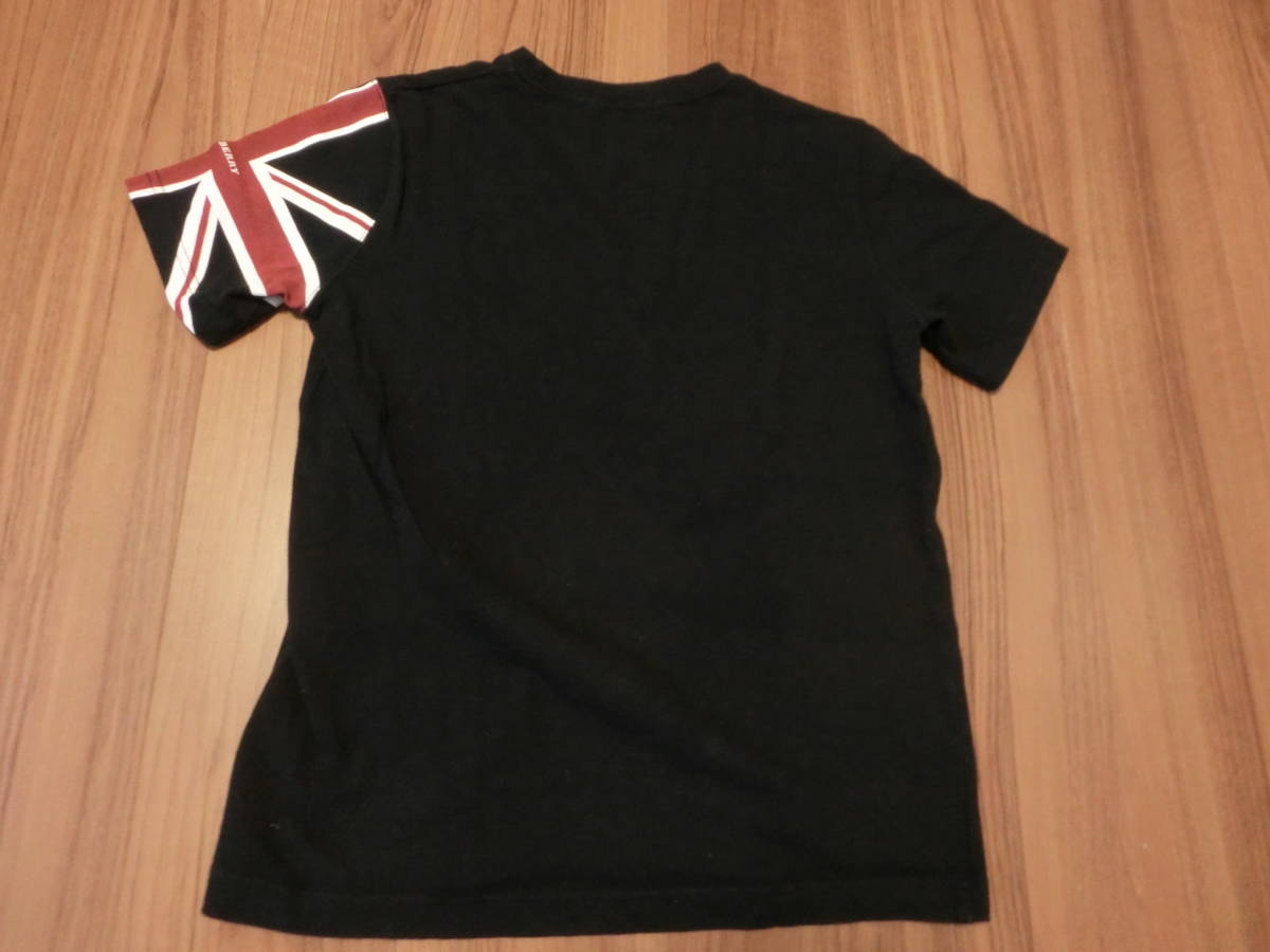国内百貨店購入 バーバリーロンドン 150 黒 半袖Tシャツ チルドレン