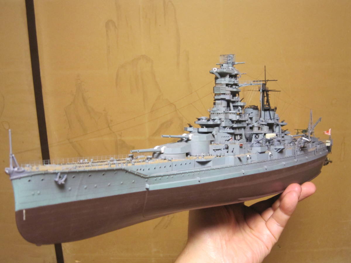 Yahoo!オークション - フジミ 1/350 戦艦「金剛」完成品 Yahoo!オークション - フジミ 1/350 戦艦「金剛」完成品