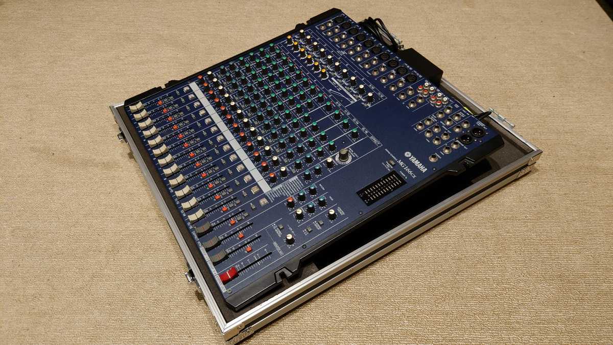 即決あり】YAMAHA ヤマハ アナログミキサー MG166CX ハードケース付