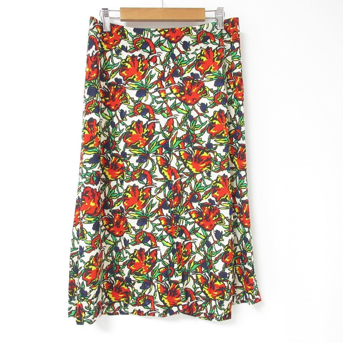ほぼ美品 ライカ期 DRIES VAN NOTEN ドリスヴァンノッテン 花柄 膝丈 ...