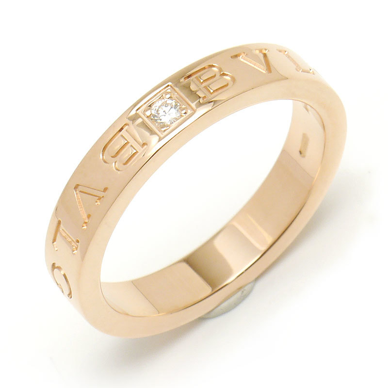 ブルガリ BVLGARI ブルガリブルガリリング #19 約19号 1Pダイヤモンド
