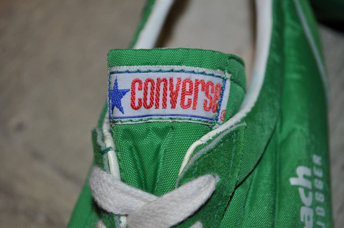 デッドストック 80年代 CONVERSE COACH JOGGER コンバース コーチ ジョガー サイズ 9 1/2 MADE IN KOREAの画像9