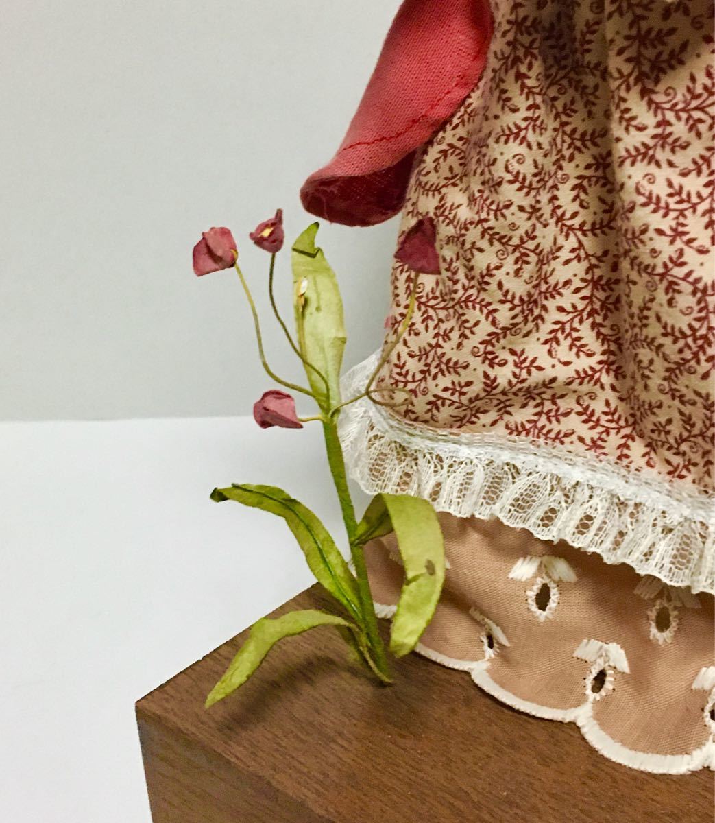 からくりオルゴール オートマタ 花を持つ少女 ビスクドール からくりオルゴール オートマタ 花を持つ少女 ビスクドール
