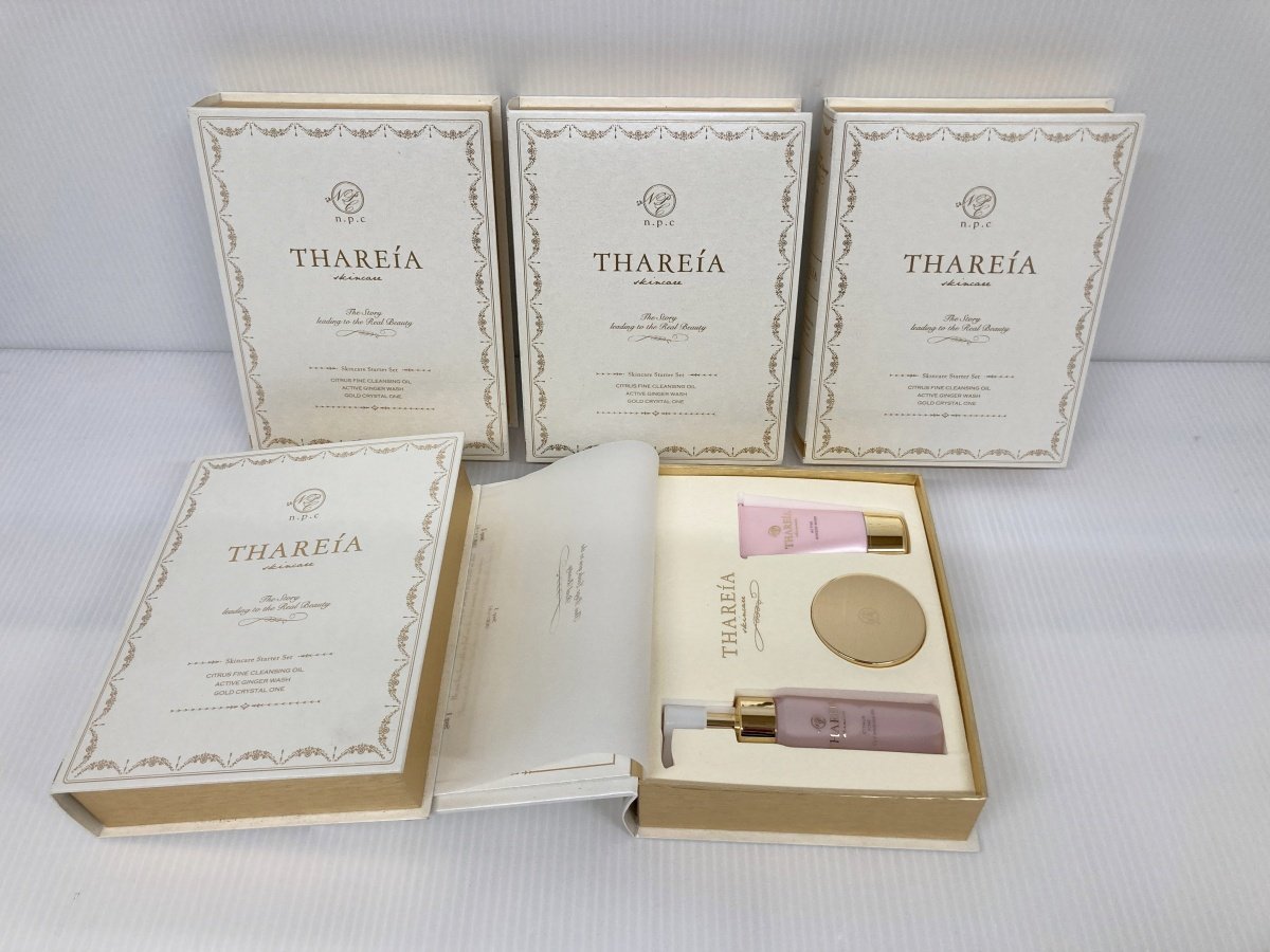 未使用 ナチュラルパワークリエイト THAREIA Starter Set クレンジング(45ml) 洗顔フォーム(30g) 保湿ジェルセット(28g)×5箱