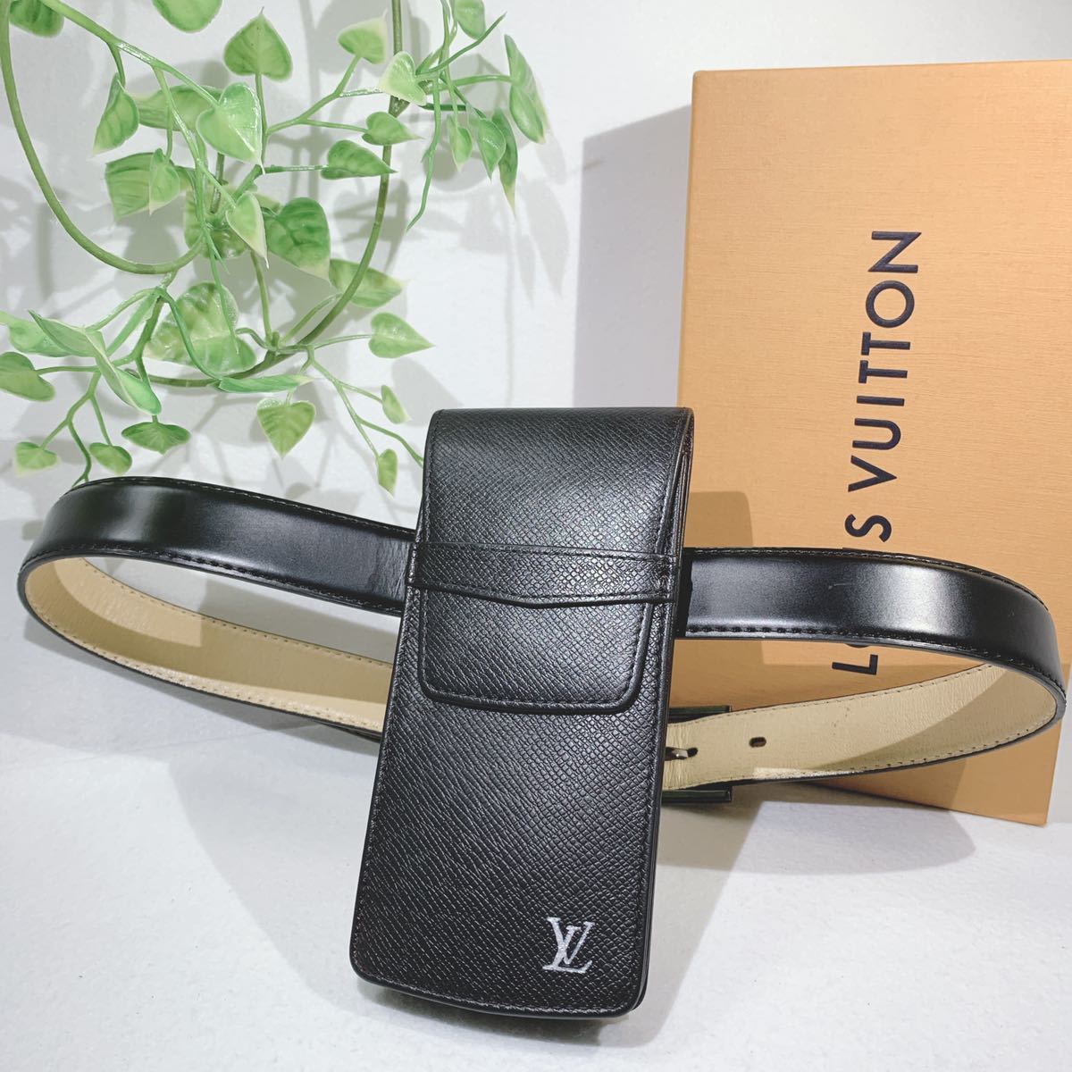 1円スタート】LOUIS VUITTON ルイヴィトン タイガ エテュイGM ペン