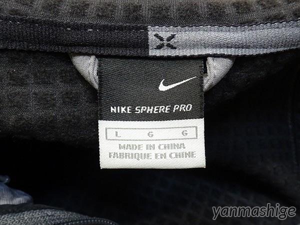 NIKE SPHERE PRO 04年製 ビンテージ 裏フリース・マウンテンジャケット グレーxネオンイエロー Lサイズ エアマックス95カラー アウトドア