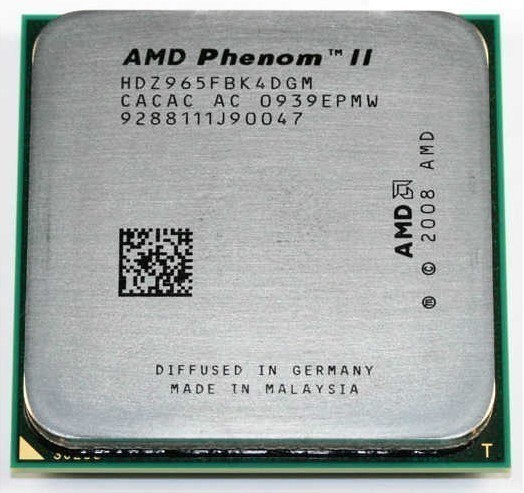 AMD Phenom II X4 965 BlackEdition 3.4GHz 4x 512KB 6MB 2GHz 2GHz 140W AM3_画像1