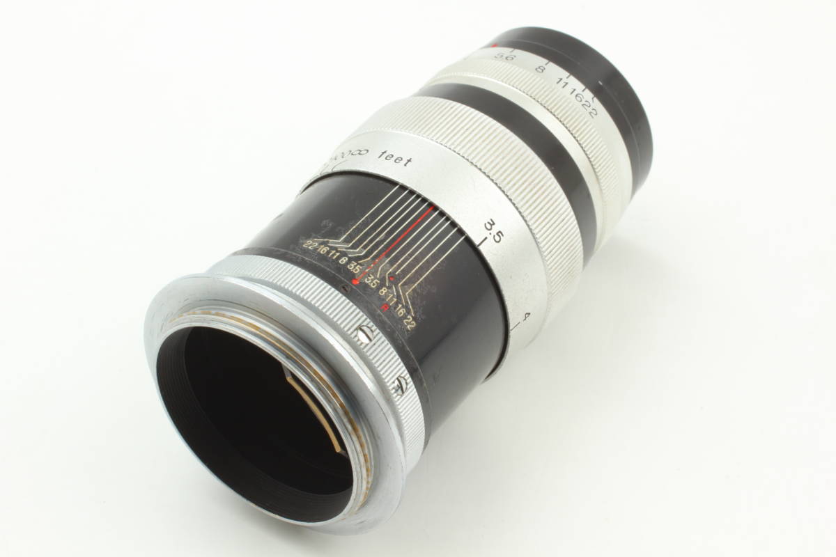 良品】Canon 100mm f/3.5 Telephoto lens w/finder for Leica L39