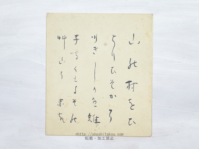 2022春夏新色】 島木赤彦小色紙 短歌、俳句 - quangarden.art